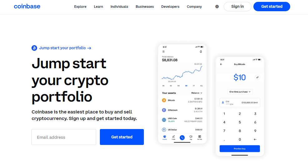 Coinbase Review 2023 - Ease of Use