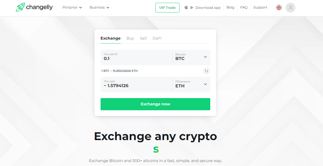 Cryptocurrency Exchanges for Beginners - Changelly