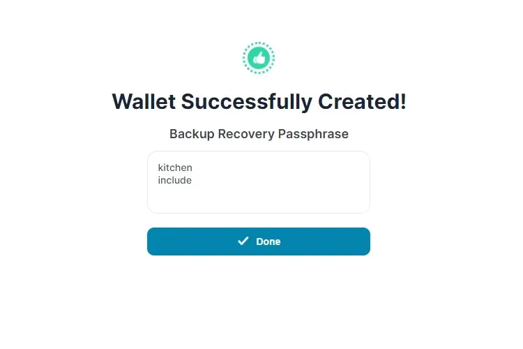 How to create Sui wallet Successfully
