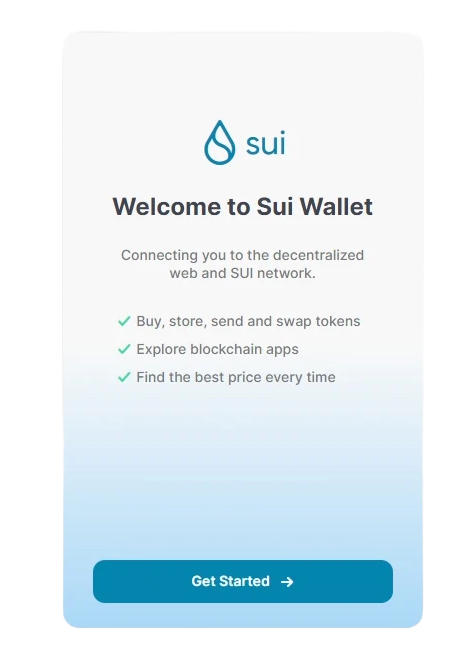 How to create Sui wallet: