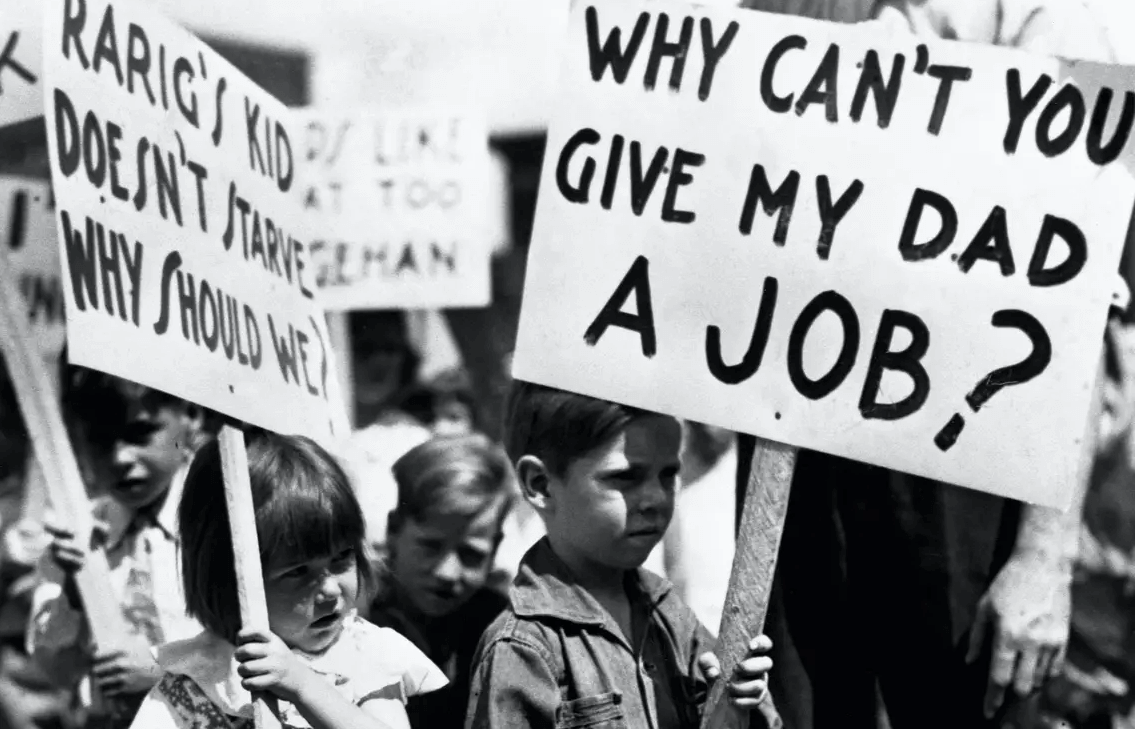 The Great Depression Caused Unemployment and Poverty