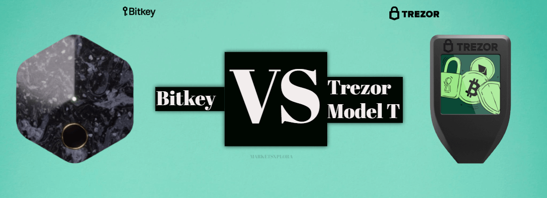 Bitkey vs Trezor Model T