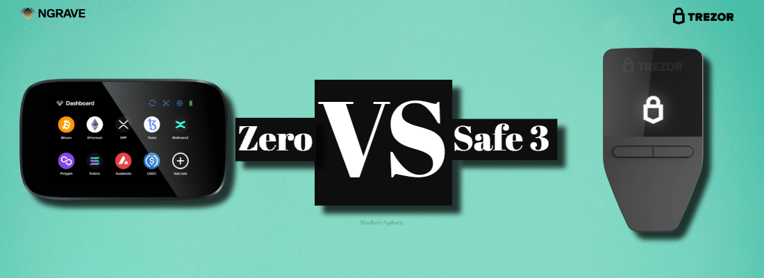 Ngrave Zero vs Trezor Safe 3 - Head-to-head bout between Ngrave's luxury cold storage fortress and Trezor Safe 3 bringing hardware walls to the cryptocurrency masses.