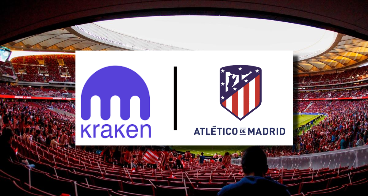 Kraken announces partnership with Atlético de Madrid as Official Crypto and Web3 Partner, becoming sleeve sponsor from 2024.