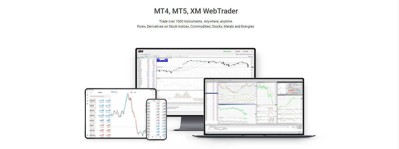 XM offers three Trading Platforms