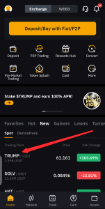 How to buy $Trump memecoin on Bybit