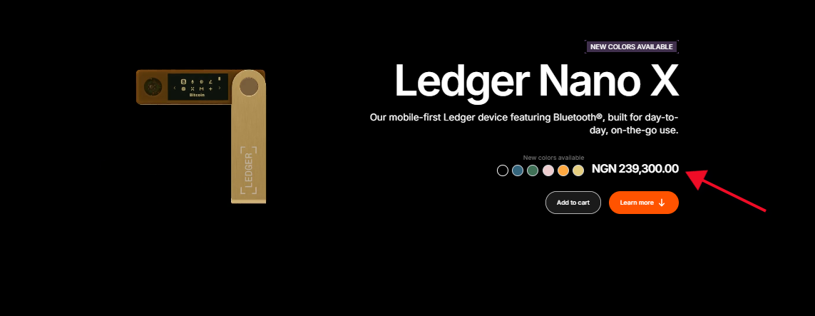  Here’s where to buy Ledger Nano X in Nigeria, including pricing details, and shipping info.